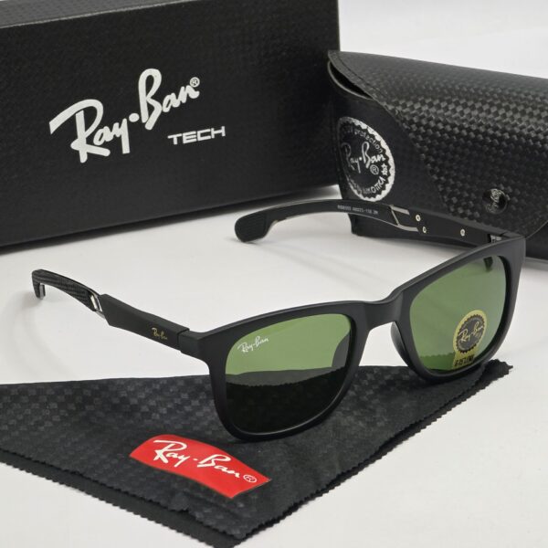Ray-Ban RB-8392 matte black green Lens premium quality sunglass for men