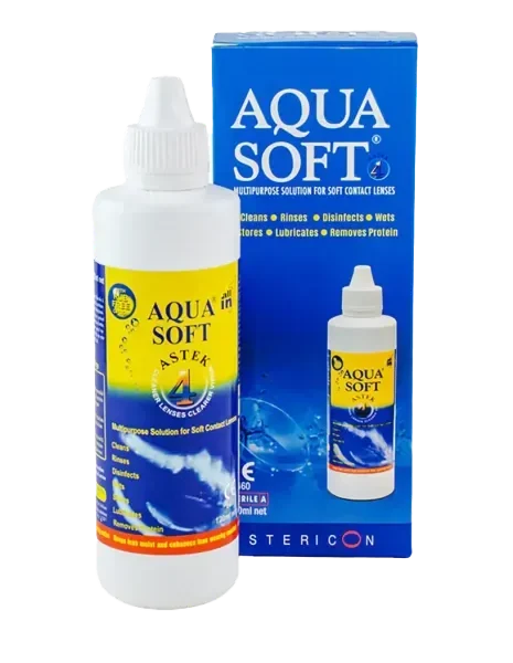 Aqua Soft Multipurpose Contact Lens Solution 120ML