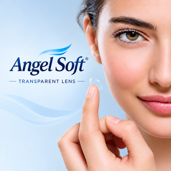 Angel Soft Transparent Clear Power Lenses