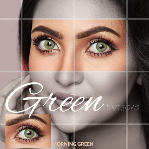 Hue Morning Green Contact Lens