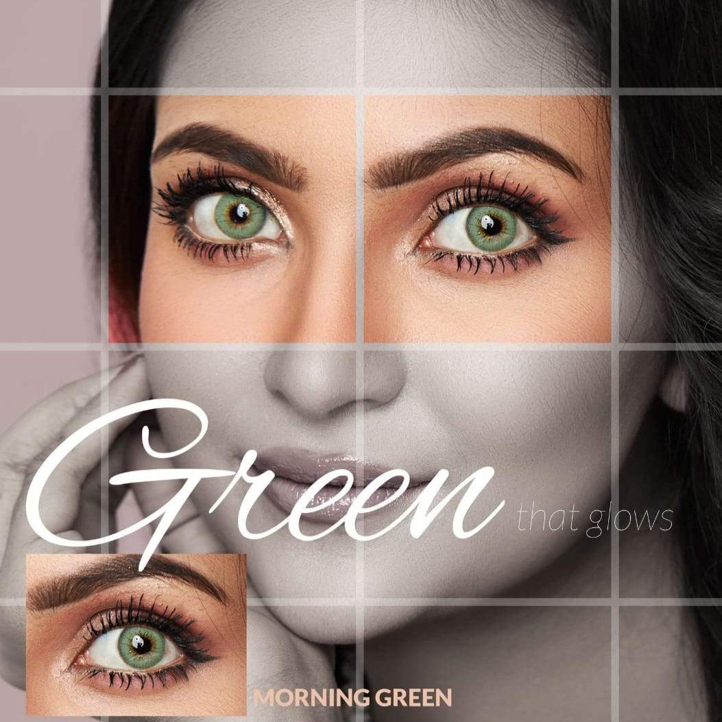 Hue Morning Green Contact Lens (1)