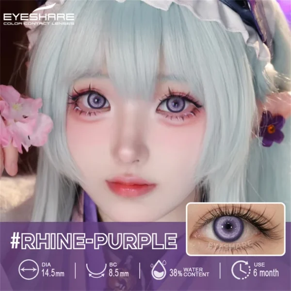 EYESHARE Cosplay Rhine Purple 14.5mm