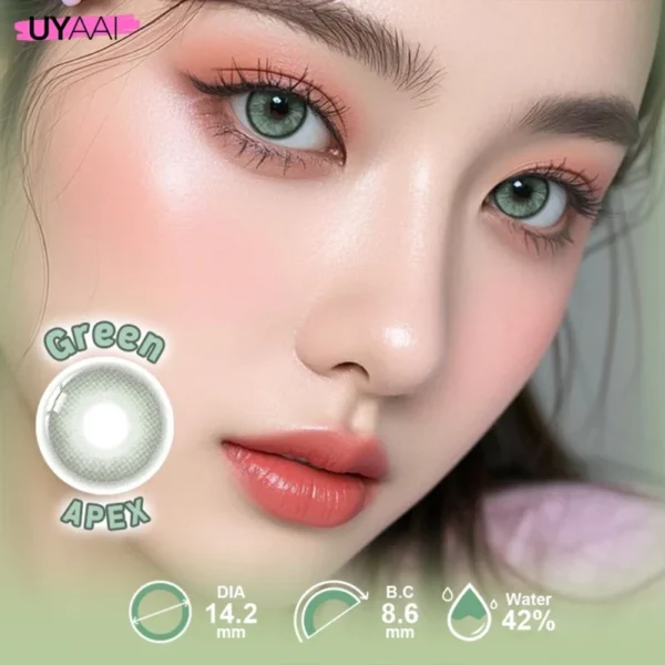 Uyaai Apex Green Contact Lens