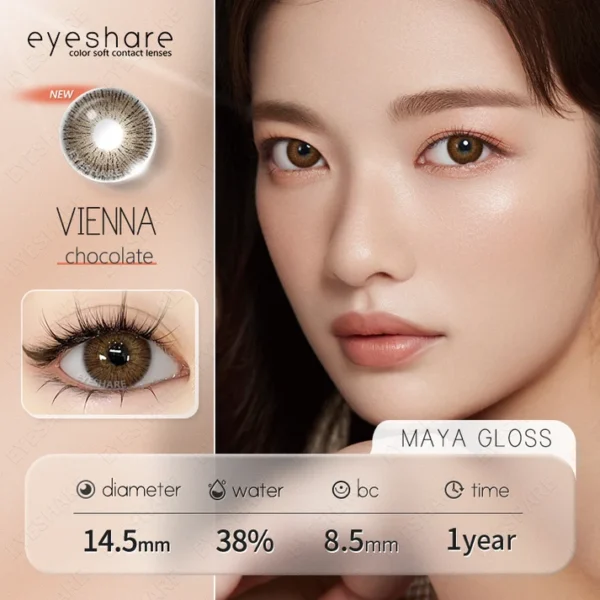 EYESHARE Vienna Chocolate 14.5mm