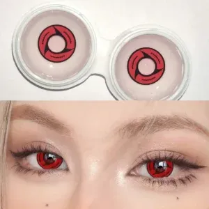 Halloween Naruto Itachi Mangekyou (Sharingan Bladed) Contact Lens