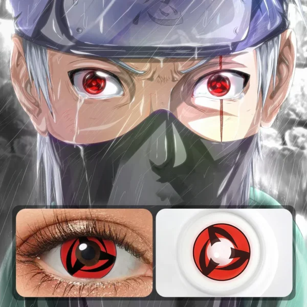 Halloween Naruto Kakashi Sharingan Contact Lens