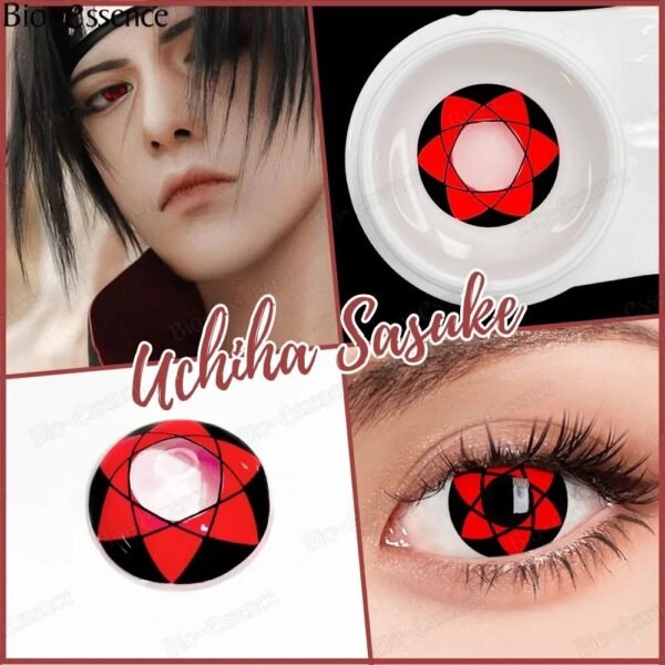 Halloween Naruto Uchiha Sasuke (Hexagram) Contact Lens