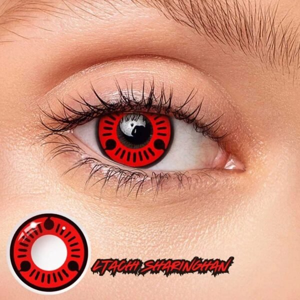 Halloween Naruto Sasuke Sharingan Contact Lens