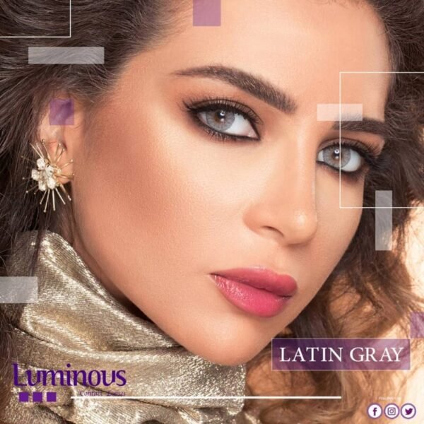 Luminous Latin Gray Contact Lens