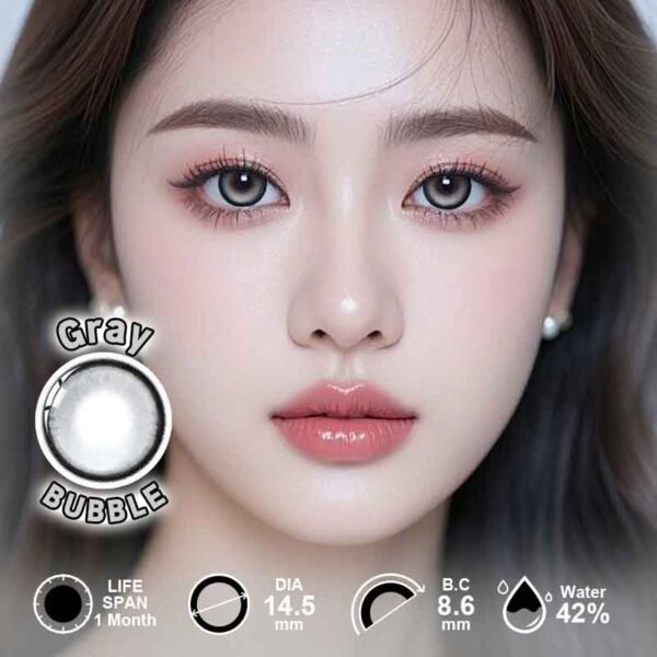Uyaai Bubble Gray Contact Lens