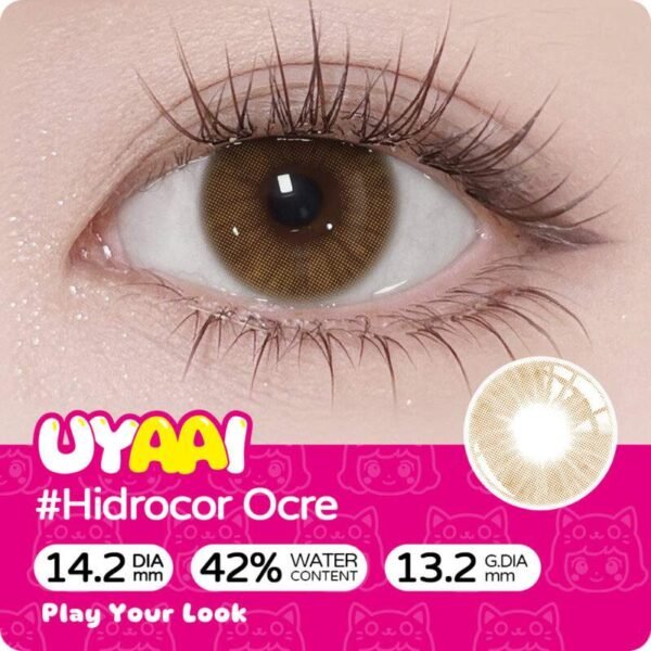 Uyaai Hidrocor Ocre Contact Lens